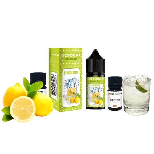 Набір для самозамішування Octobar Fresh & Sour Lemon Soda (Лімонна Сода, 50 мг, 30 мл)
