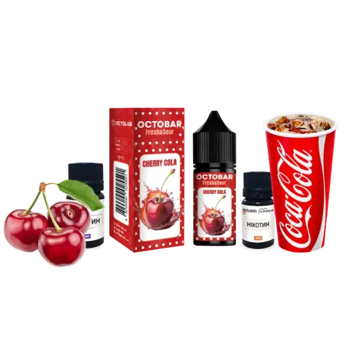 Набір для самозамішування Octobar Fresh & Sour Cherry Cola (Вишнева Кола, 50 мг, 30 мл)