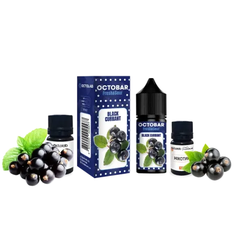 Набір для самозамішування Octobar Fresh & Sour Black Currant (Чорна Смородина, 50 мг, 30 мл)