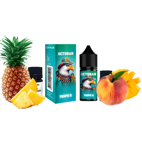 Набір для самозамішування Octobar NFT Tropic Q (Ананас Манго Персик, 50 мг, 30 мл)