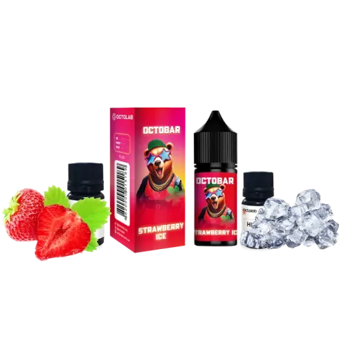 Набір для самозамішування Octobar NFT Strawberry Ice (Полуниця Лід, 50 мг, 30 мл)