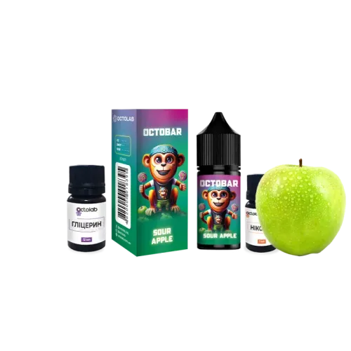 Набір для самозамішування Octobar NFT Sour Apple (Кисле Яблуко, 50 мг, 30 мл)
