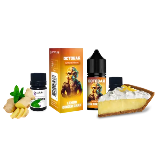 Набір для самозамішування Octobar NFT Lemon Ginger Cake Limited Edition (Лимонно-Імбирний Пиріг, 50 мг, 30 мл)