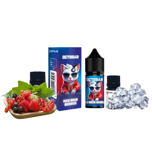 Набір для самозамішування Octobar NFT Iced Sour Berries (Кислі Ягоди Лід, 50 мг, 30 мл)