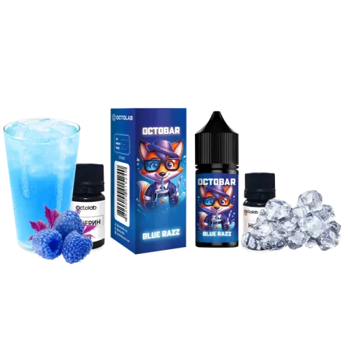 Набір для самозамішування Octobar NFT Blue Razz (Блю Разз, 50 мг, 30 мл)