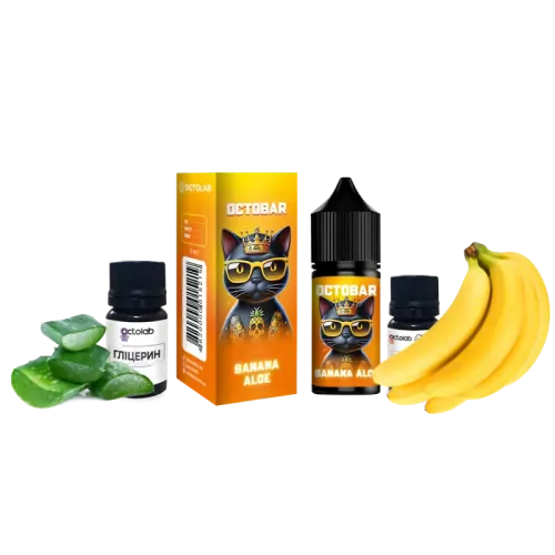 Набір для самозамішування Octobar NFT Banana Aloe (Банан Алое, 50 мг, 30 мл)