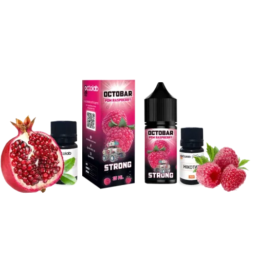 Набір для самозамішування Octobar Strong Pom Raspberry (Гранат Малина, 50 мг, 30 мл)