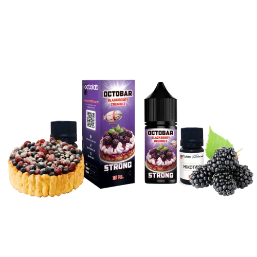 Набір для самозамішування Octobar Strong Blackberry Crumble (Ожиновий Крамбл, 50 мг, 30 мл)