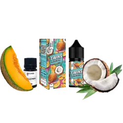 Набір для самозамішування Twins Melon Coconut (Диня Кокос, 50 мг, 30 мл)