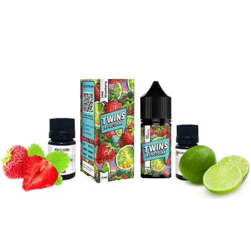 Набір для самозамішування Twins Lime Strawberry (Лайм Полуниця, 50 мг, 30 мл)