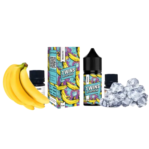 Набір для самозамішування Twins Banana Ice (Банан Лід, 50 мг, 30 мл)