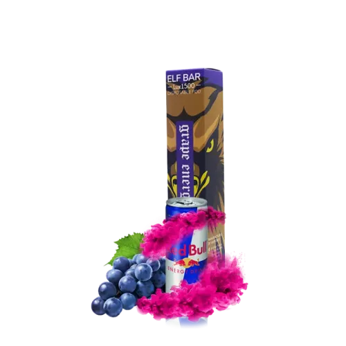 Elf Bar LUX 1500 Red Bull Grape (Виноградний Енергетик) Одноразовий POD
