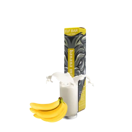 Elf Bar LUX 1500 Banana Milk (Бананове Молоко) Одноразовий POD