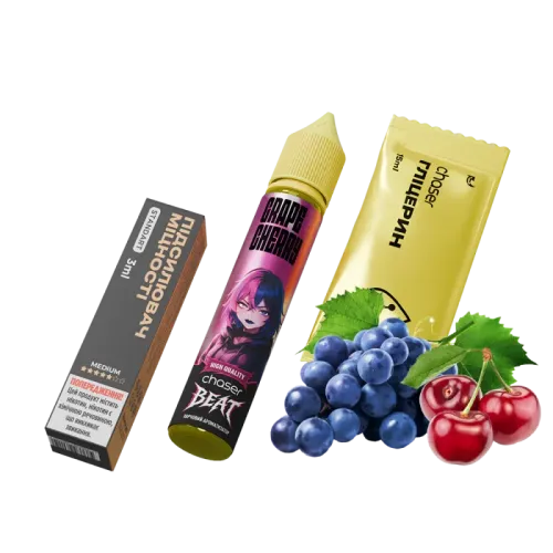 Набір для самозамішування Chaser Beat Grape Cherry (Виноград Вишня, 50 мг, 30 мл)