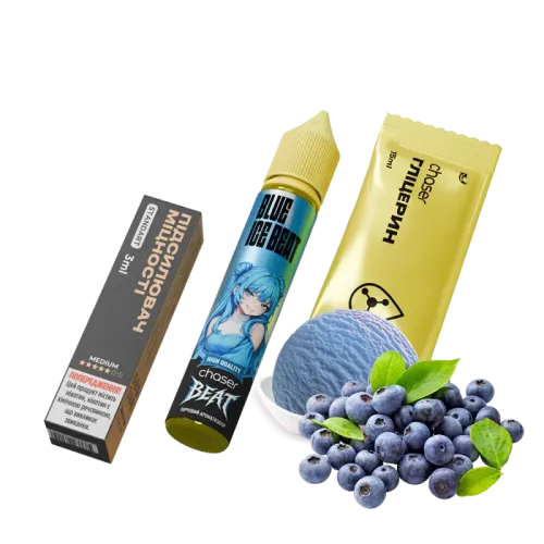 Набір для самозамішування Chaser Beat Blue Ice Beat (Чорничне Морозиво, 50 мг, 30 мл)