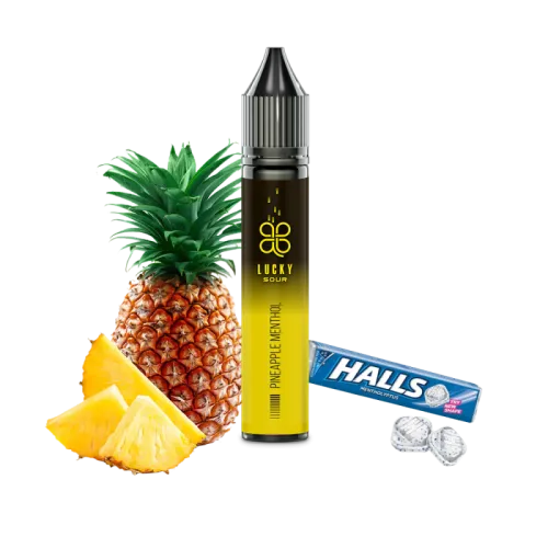 Рідина Lucky Sour Pineapple Methol (Кислий Ананас Ментол, 50 мг, 30 мл)