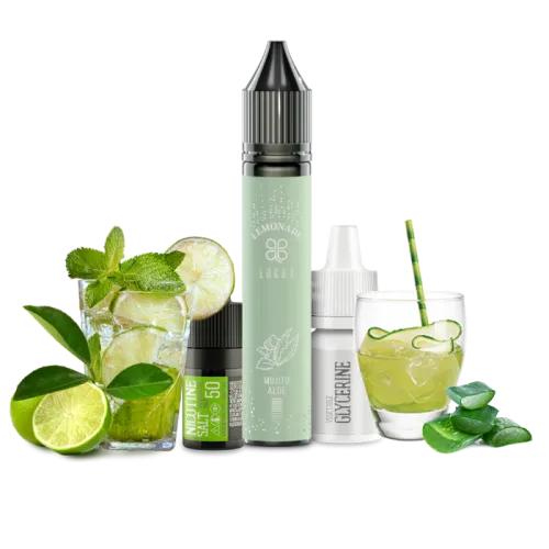 Набір для самозамішування Lucky Mojito Aloe Cucumber Lemonade (Мохіто Алое Огірок Лімонад, 50 мг, 30 мл)