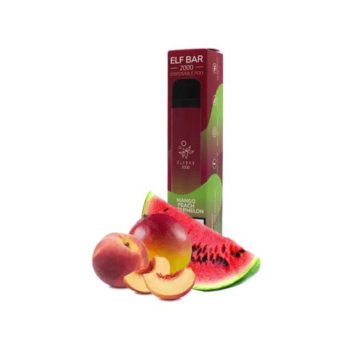 Elf Bar 2000 Mango Peach Watermelon (Манго Персик Кавун) Одноразовий POD