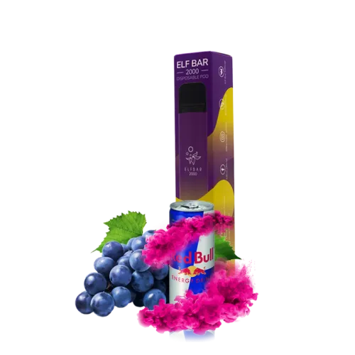 Elf Bar 2000 Grape Energy (Виноградний Енергетик) Одноразовий POD