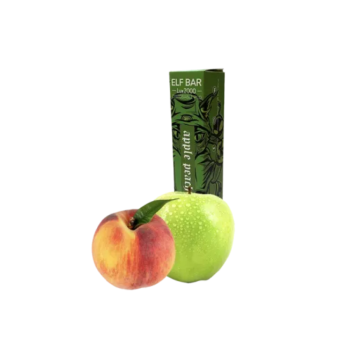 Elf Bar LUX 2000 Apple Peach (Яблуко Персик) Одноразовий POD