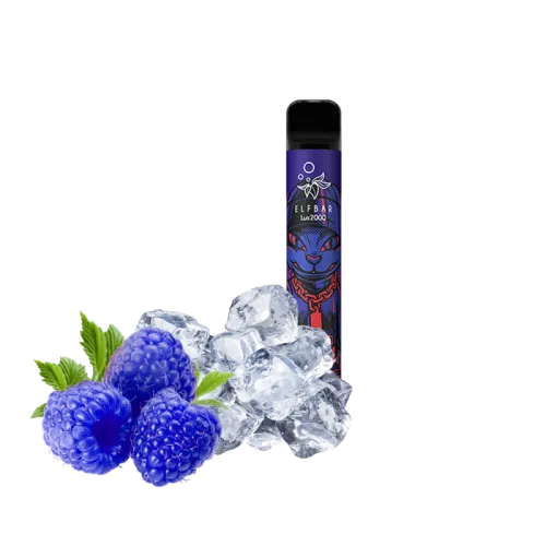 Elf Bar LUX 2000 Blue Razz ice (Блю Разз Айс) Одноразовий POD