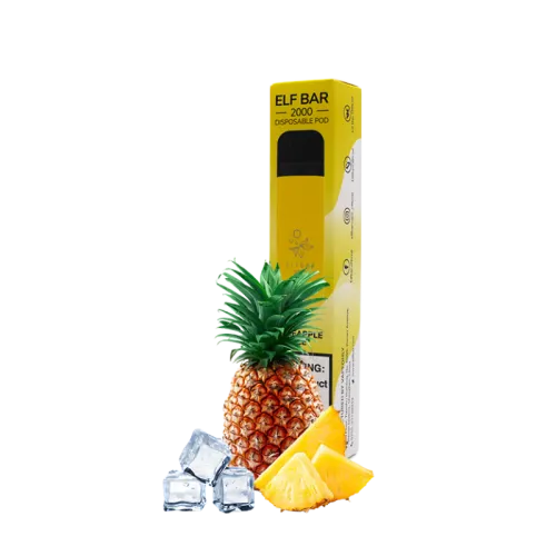 Elf Bar 2000 Pineapple Ice (Ананас Льод) Одноразовий POD