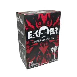 Кокосове вугілля для кальяну Eskobar (1 кг, 72 шт, р25)