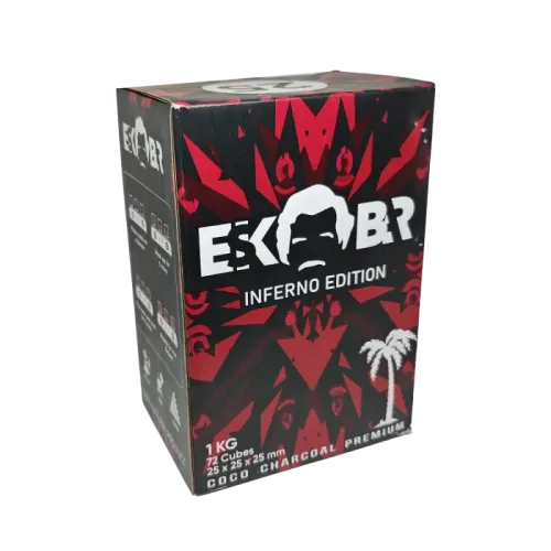 Кокосове вугілля для кальяну Eskobar (1 кг, 72 шт, р25)